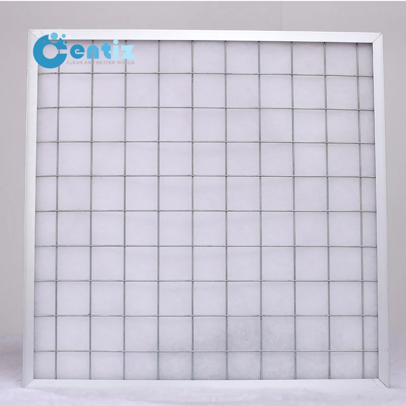 
Centiz factory wholesale price G4 customizable synthetic fiber panel filter with aluminium frame 