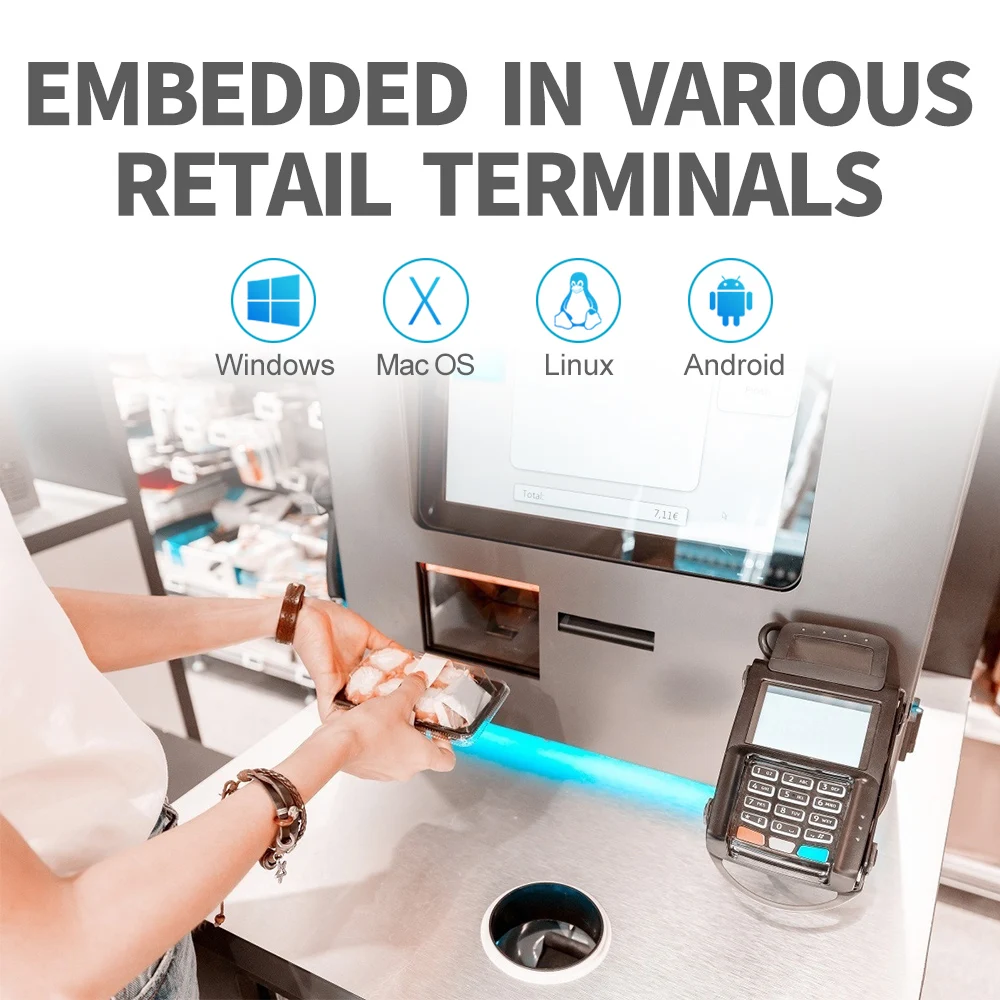 GTCODESTAR GT-9900A High Speed Scanning Barcode Qr code Reader Vending Machine 1D 2D Barcode Scanner Module