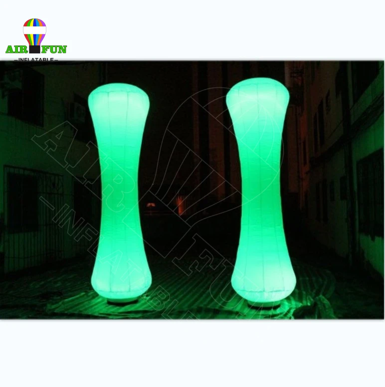 AIRFUN 2023 Hot sale Lighting inflatable pylons, inflatable cylinder for event decoration