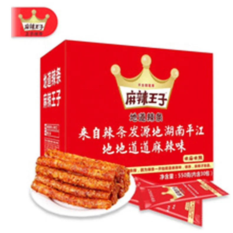 Китайский фирменный пряный принц супер вкусные пряные полоски удовлетворяют тягу к