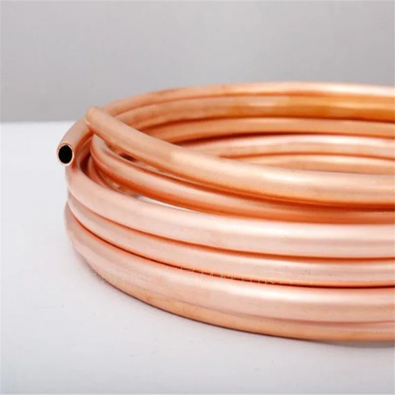 High quality Refrigeration air conditioner connecting copper pipe manufacture pancake coil capillary copper coil copper tube