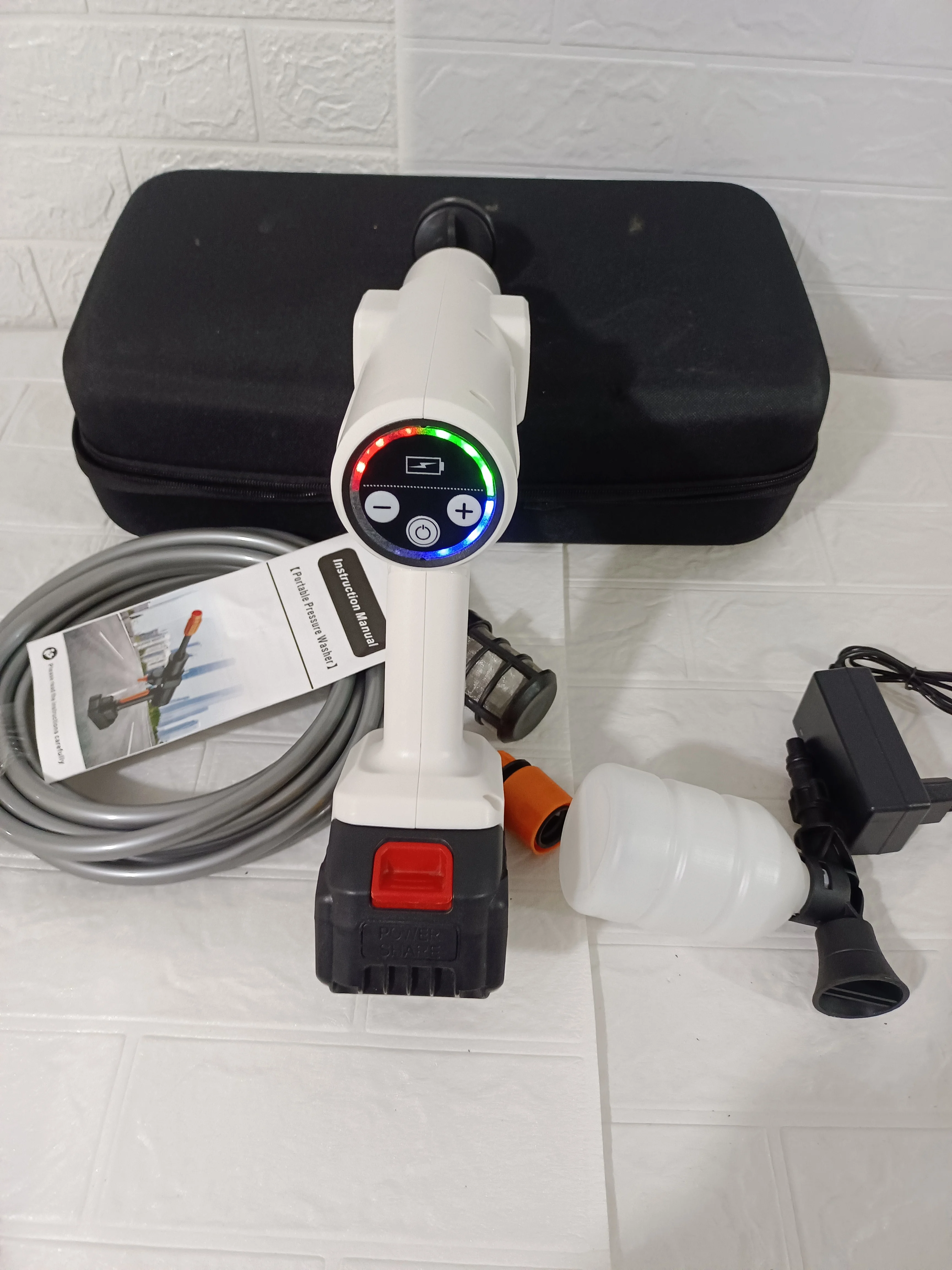 Wireless Brushless Portable High Pressure Car Washer sprayer 24V 48V Power lithium water gun