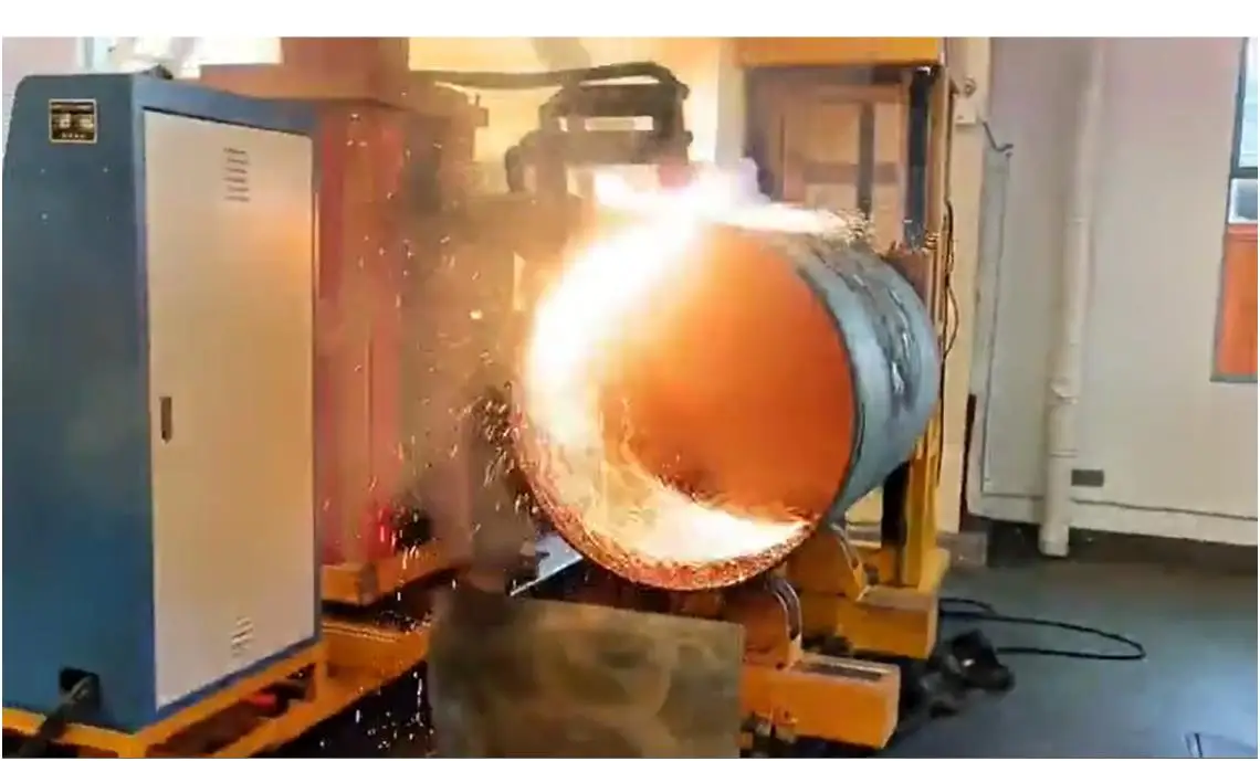 Lansun 800-1000mm Large Pipe Diamtere Plasma Cutting Machine with Welding Bevels Surface 12m Long Pipes Cutting Machinery