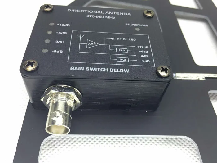 TKG 16 channels Signal Amplifier UHF Antenna distributor system Antenna Amplifier for Recording Interview Wireless Microphone