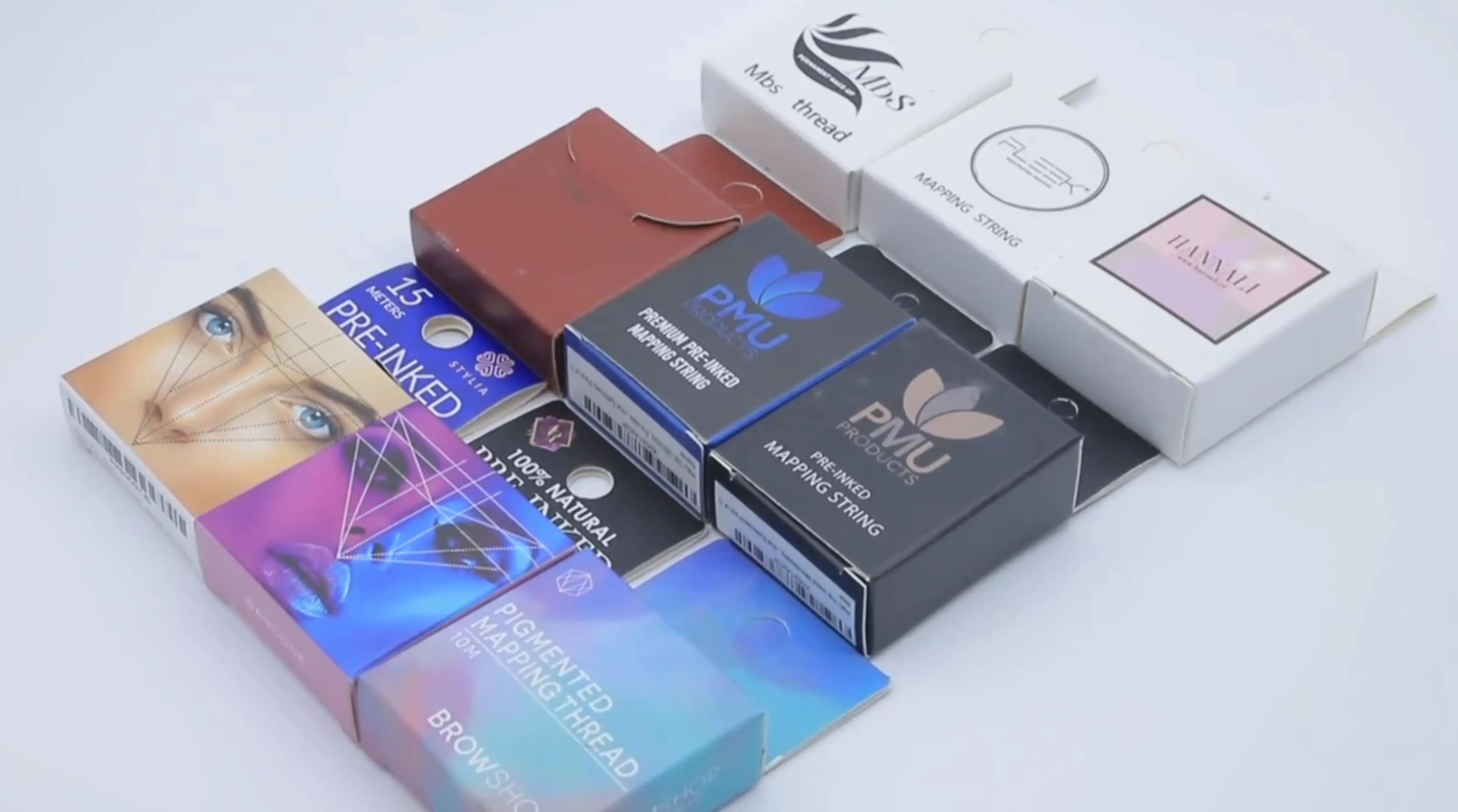 Горячая Распродажа, поддержка с пользовательским логотипом, Заводская шлифовальная лента для создания карты бровей, резьба для перманентного макияжа, обучение микроблейдингу