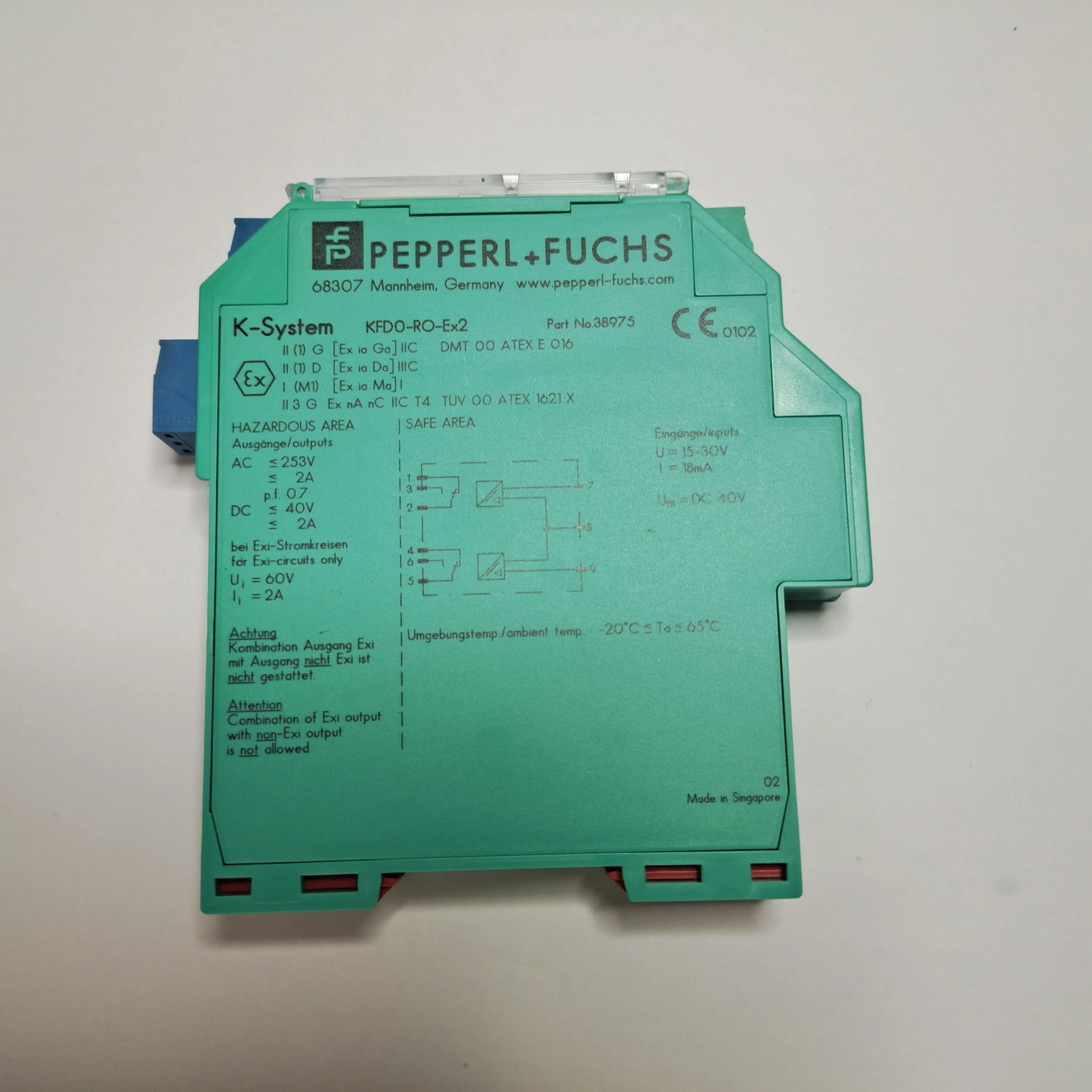 Новый и оригинальный модуль реле KFD2-ST-EX1 KFD2-SOT2-EX1 KFU8-UFC-EX1.D KFU8-FSSP-EX1.D KFU8-FSSP-1.D Pepperl + Fuchs Агент