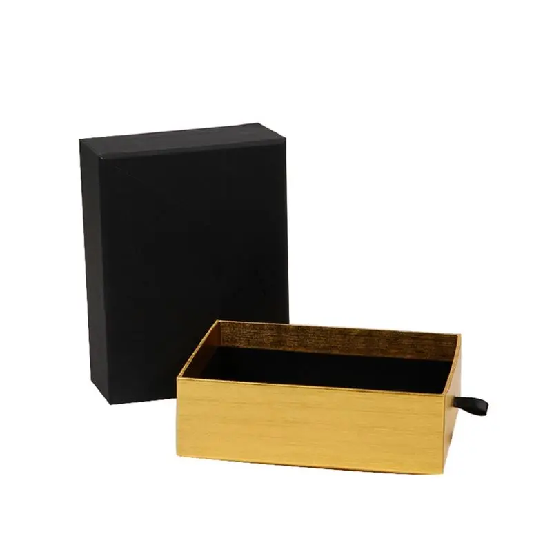 
DIY blank kraft/black/white cardboard slide drawer box gift/ candy favor packing display box 