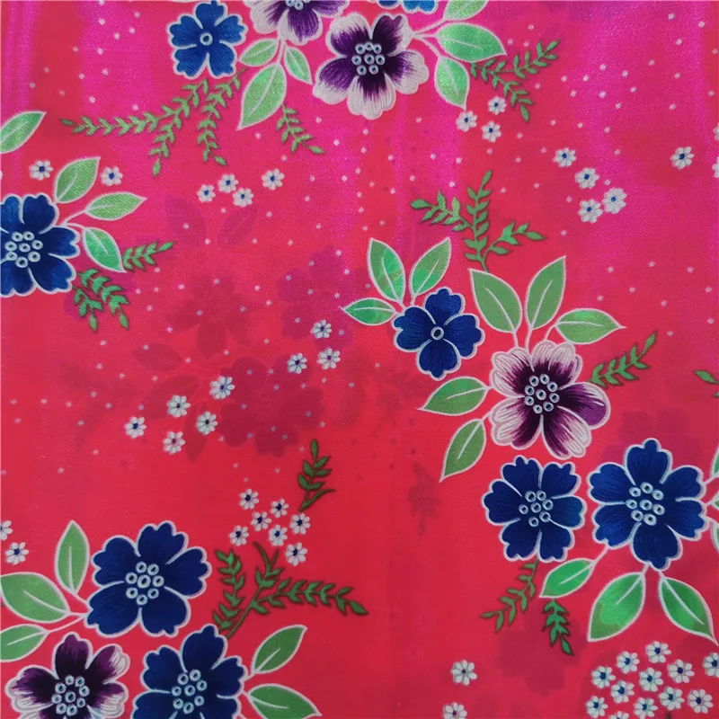 Changeable satin Print Satin Botanical Sketchbook Large Scale 100% nylon