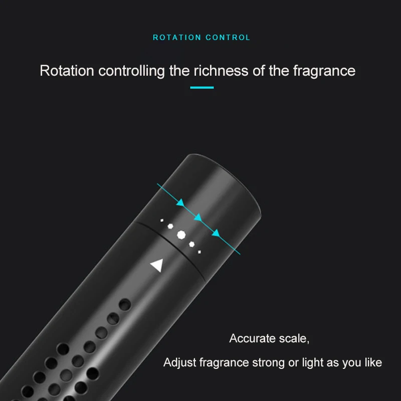 Mini custom scent air freshener spray in car styling air vent perfume flavoring for auto fragrance diffuser interior accessories