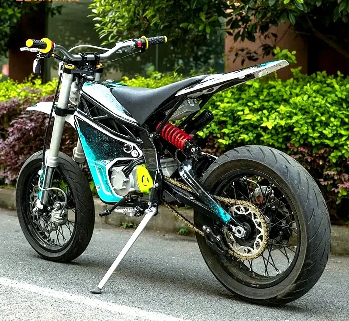 AUKSMART ETX ELECTRIC BIKE SUPERMOTO WHEEL ASSEMBLY ET COMPLETE KITS ROAD TIRE  STREET TYRES