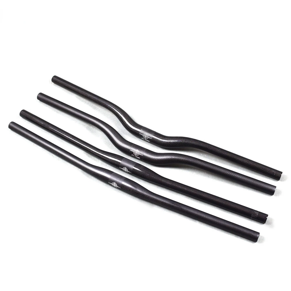 MTB Handlebars Flat/Riser Handle Bars Mountain Bike 580/600/620/640/660/680/700/720mm Carbon Handlebar Mtb