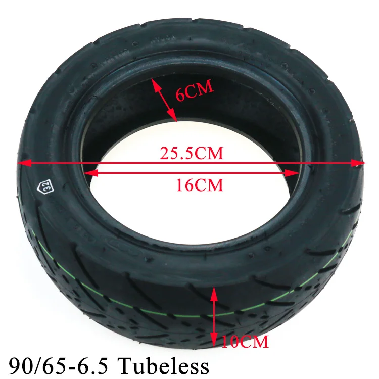 90/65-6.5 Cst Tubeless Tyre/11 Inch Vacuum Tire Out Diameter 255mm/ Dualtron Ultra Scooter Tyre
