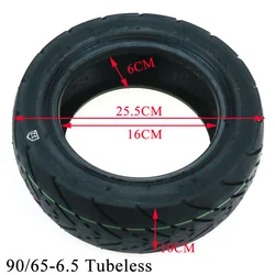 90/65-6.5 Cst Tubeless Tyre/11 Inch Vacuum Tire Out Diameter 255mm/ Dualtron Ultra Scooter Tyre