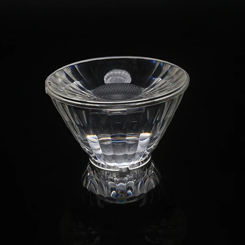 
Manufacturer 58MM PMMA PC Plastic Optical LED Lens Indoor Retail Led Lenses Down Light Spot Light Track light lens TIR LED Lens 