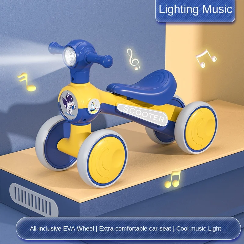 New sliding baby walker four-wheeled scooter Kids Balance car boy girl Twist