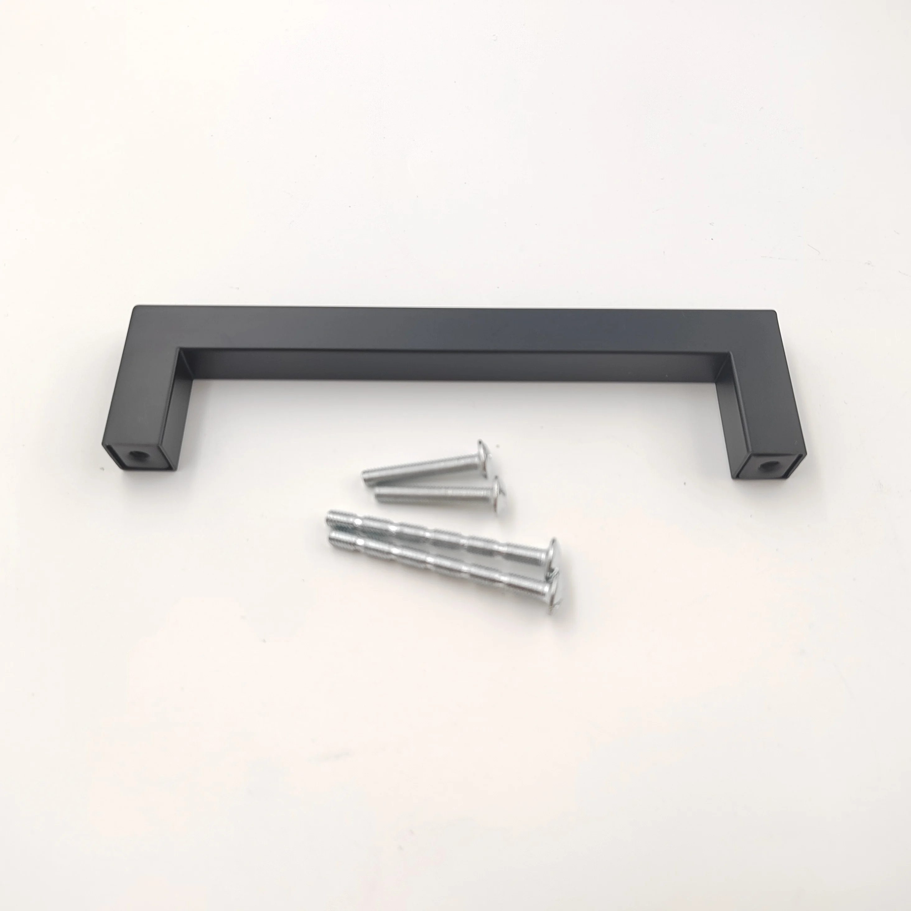 Modern style 8-inch black cabinet door knob stainless steel furniture handle