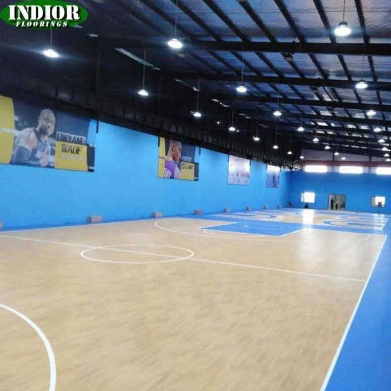 Modern PVC Vinyl Indoor Sports Flooring Tiles Hot Selling Multi-Purpose 4.5mm Thickness Volleyball Court for Gym School Office