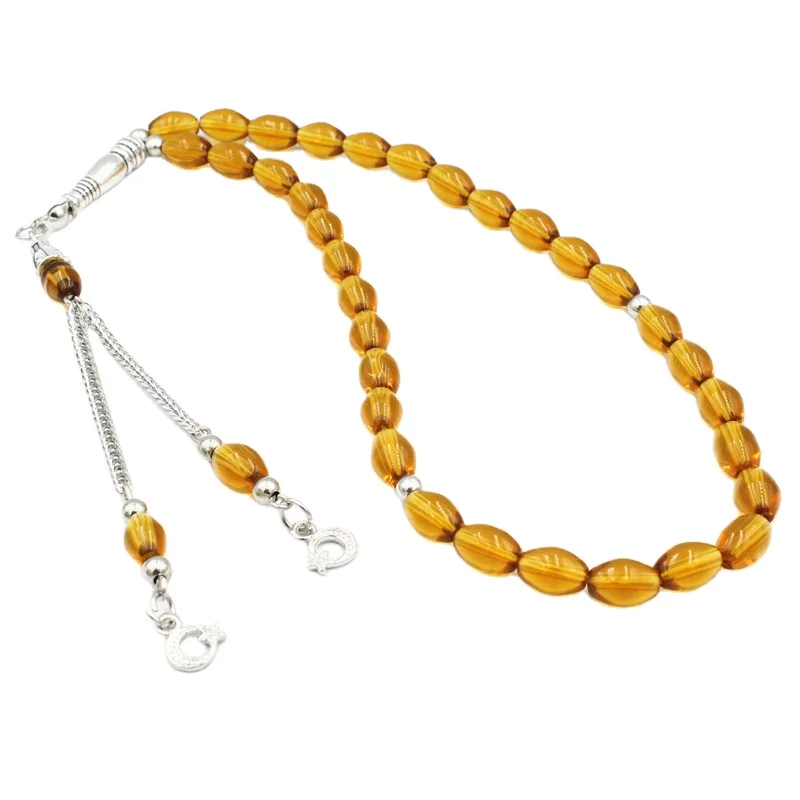 Rosary Resin Beads Islamic Tassel Pendant Islamic Tasbih Muslim Prayer Tasbih For Prayer Worship Supplies Accessory