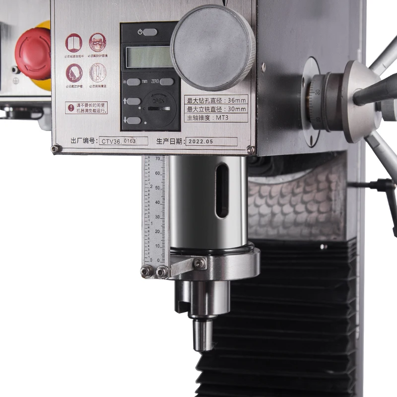 CTV36 variable speed drilling and milling machine for metal working