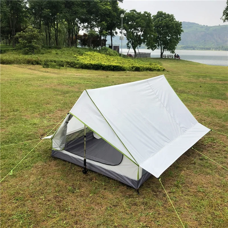 Mountaincattle Hot Selling 2 Man Tent Rodless Rainproof Camping Equipment For Hiking Backpacking Adventure