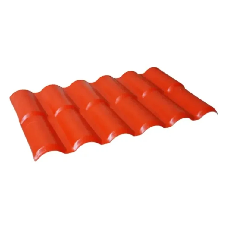 Residential ASA Synthetic Resin Plastic Roman Style PVC Wall Panel Roof Tile 1050 mm