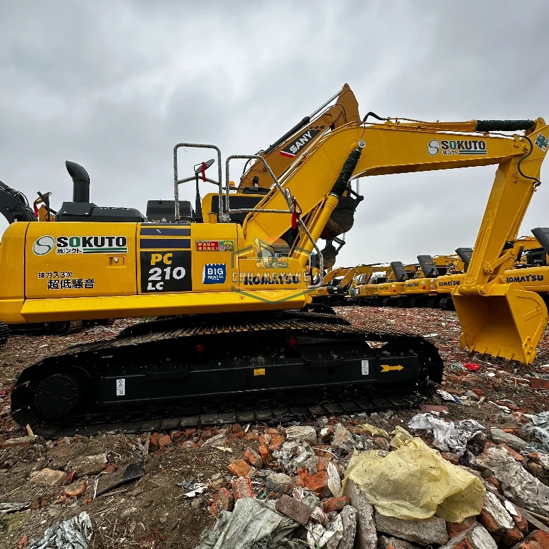 Used Komatsu PC210-8 21 Ton Mini Hydraulic Crawler Excavator with EPA CE Certification Original Paint Cheap Price