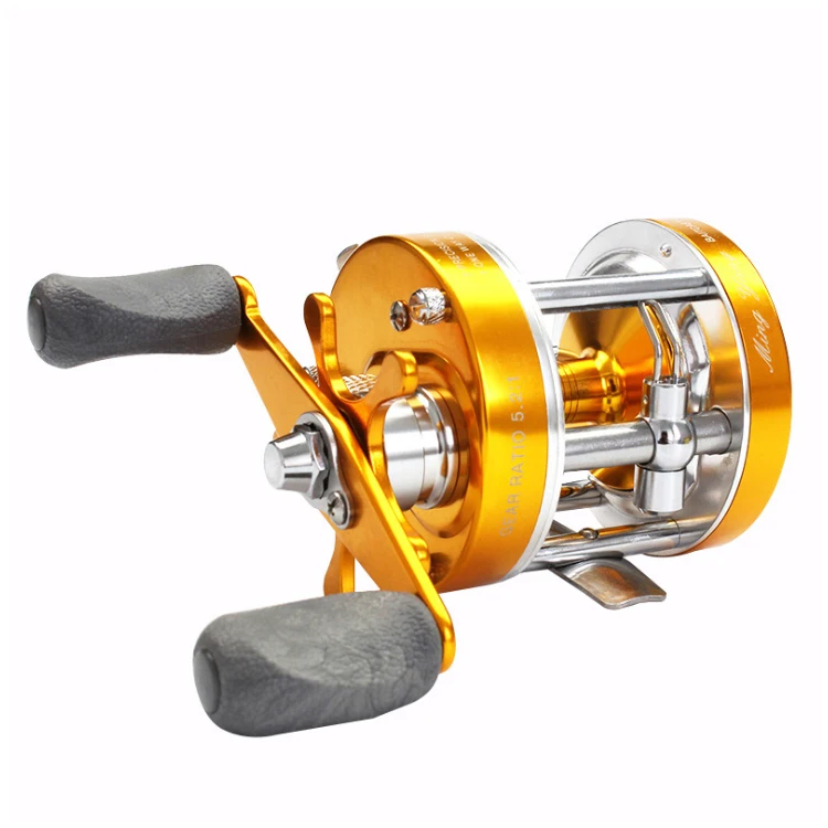 WeiHe Baitcasting Reel CL-40 Boat Sea Casting Fishing Reel 2+1BB Drum Wheel Metal Left/Right Handle Mingyang reel