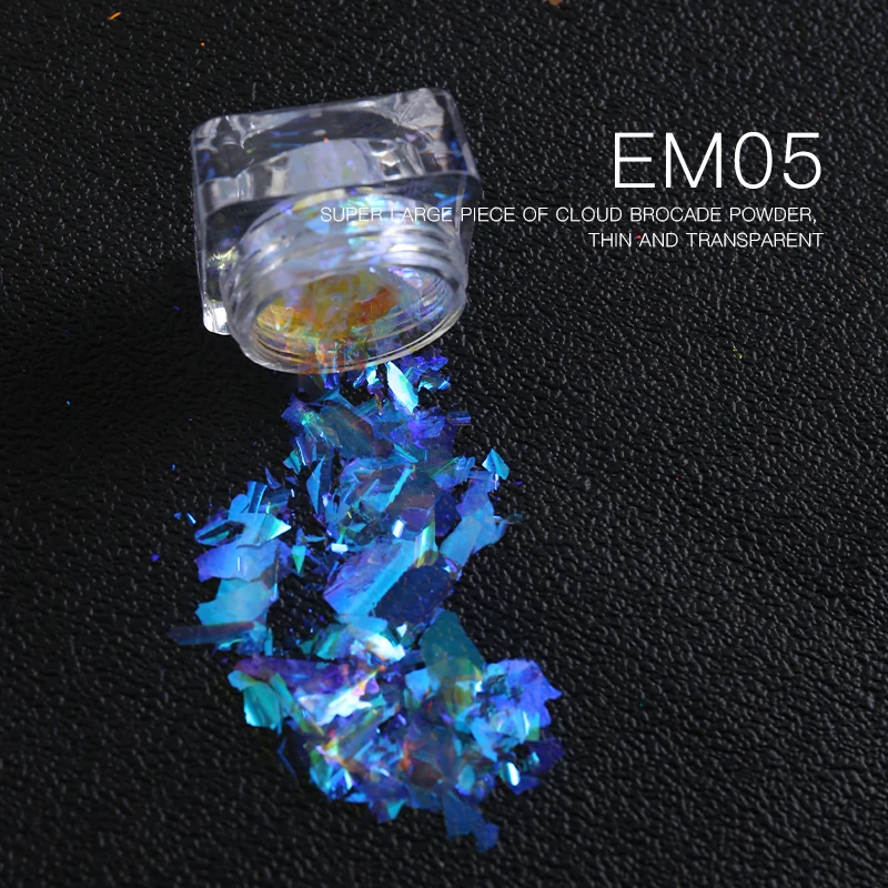 Free Samples High Transparency Chameleon Flake Pigment Opal Flakes Powder