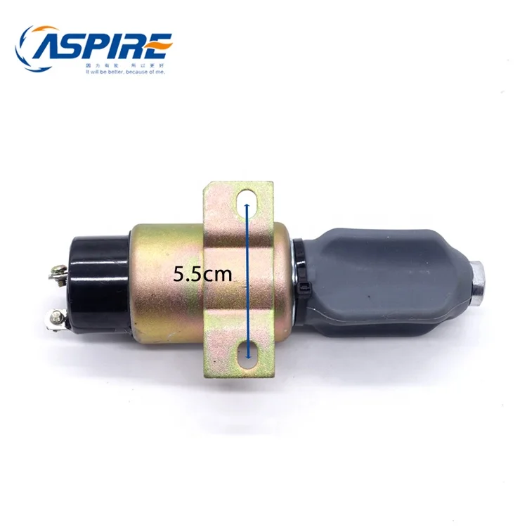 
24V DC Generator Fuel Shut Off Solenoid D59-105-05 Cut Off Solenoid Valve 