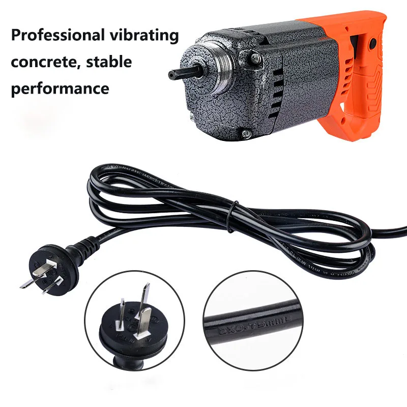 Electric Concrete Vibrating Poker Portable Pavement Concrete Vibrator Universal