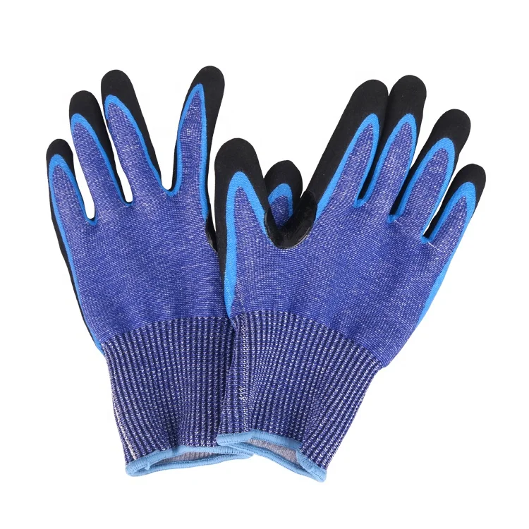 Anti Cut Resistance Nitrile Gloves for Electrical Anti-cutting Thin Work Gloves