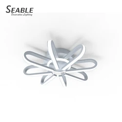 Classic remote black suspended multi color office home led ceiling light