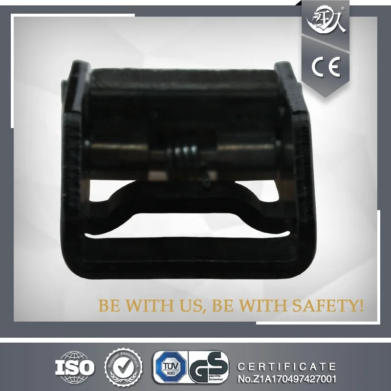 Black Powder Coated Cam Buckle 25MM Metal Cam Buckle