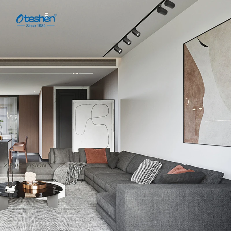 led track lights 20w cob track Modern Light Narrow Beam Up Aluminum Cob Antiglare indoor track