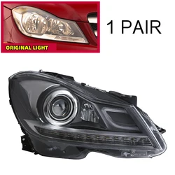 headlight For mercedes benz w204 headlight led lamp C 180 C250 2012 2013 2014 C63 Headlamp