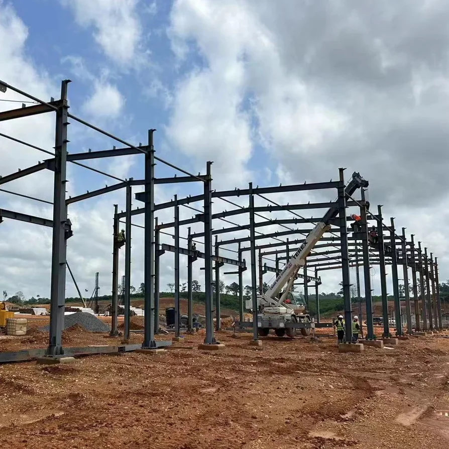 Индивидуальный более дешевый стальной ангар для хранения и мастерской