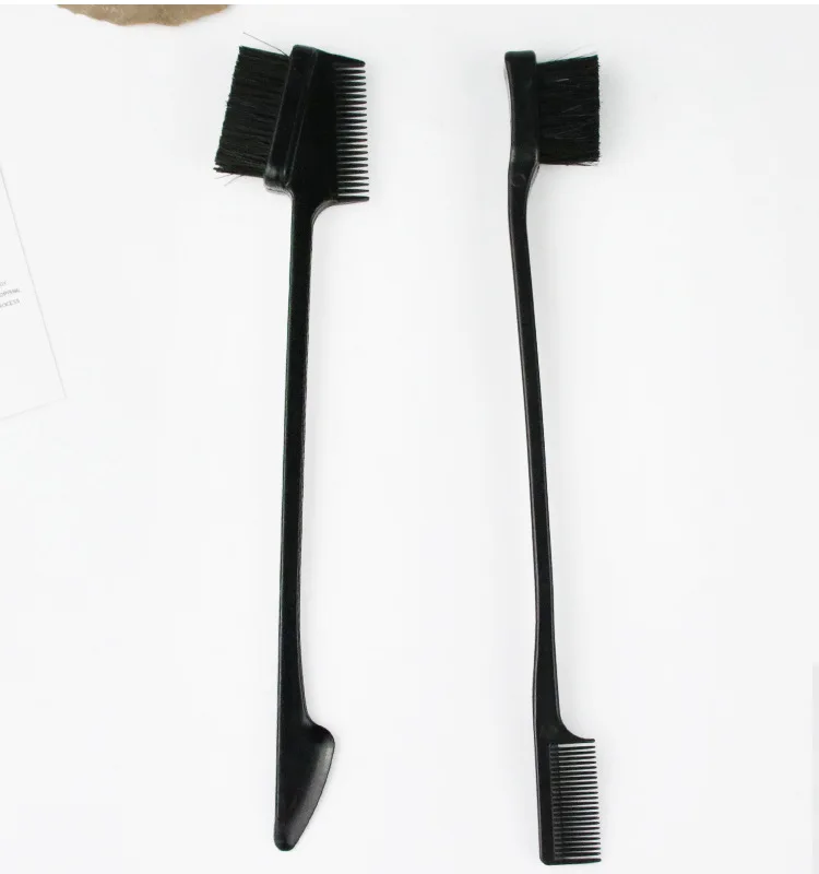 Super Low Price Masterlee Custom logo  Multiple Color Nylon Hair Edge Brush  Cleaning  Edge Brush 3 in 1 Edge Control Brush