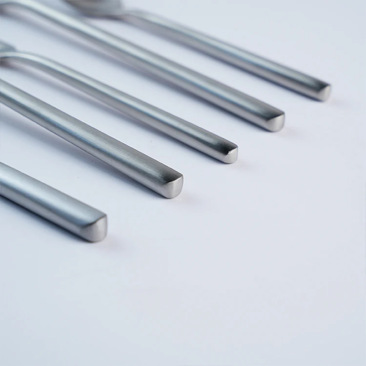 Knives Spoon and Forks Stainless Steel Hammered Sand Polished Cutlery Set Restaurant Wedding Gold Flatware