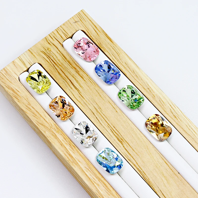 DZ-3128 Wholesale Fancy K9 Shaped Stone Pointback Crystal Beads for Decoration
