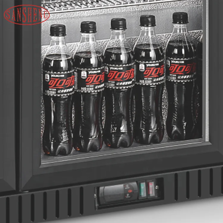 Commercial Three Glass Door Display Hotel Refrigerator Bar Wine And Beverage Cooler Refrigerator