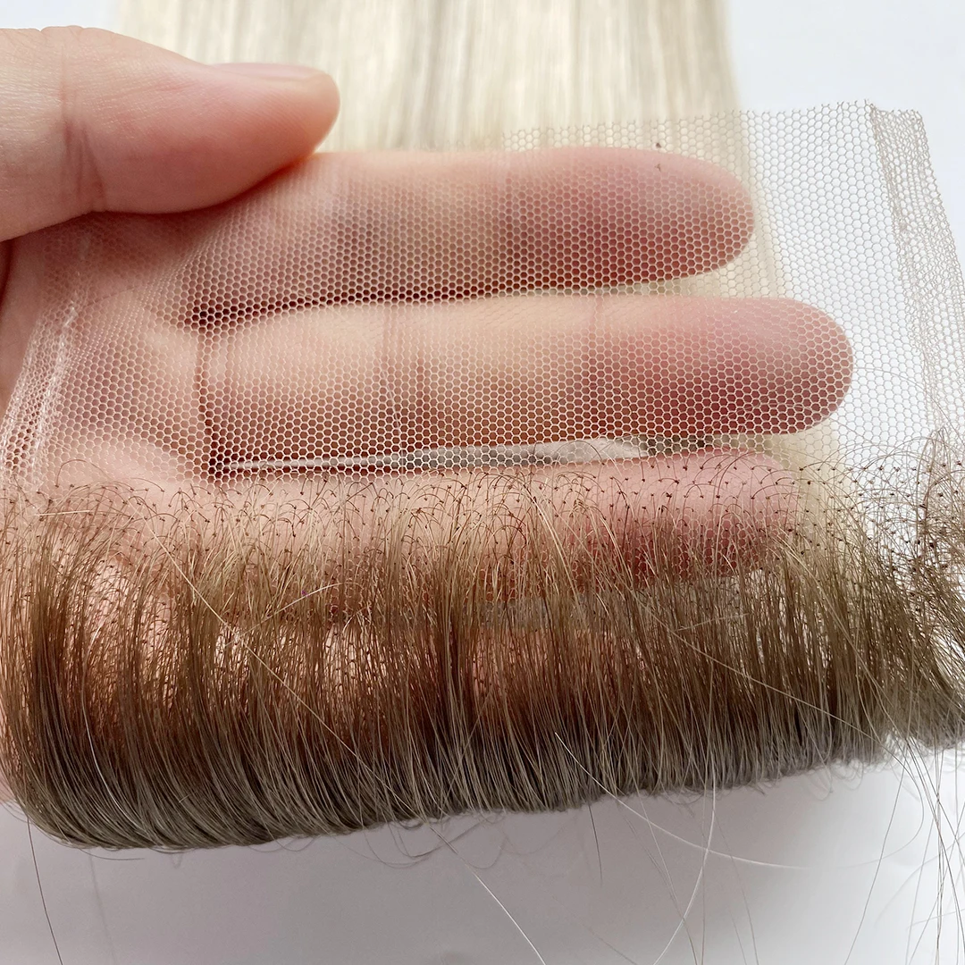 2024 100% Virgin Human Hair 4x4 4*4 Silk Base Lace Closure For White Women Silk Invisible Free Part Lace Closure