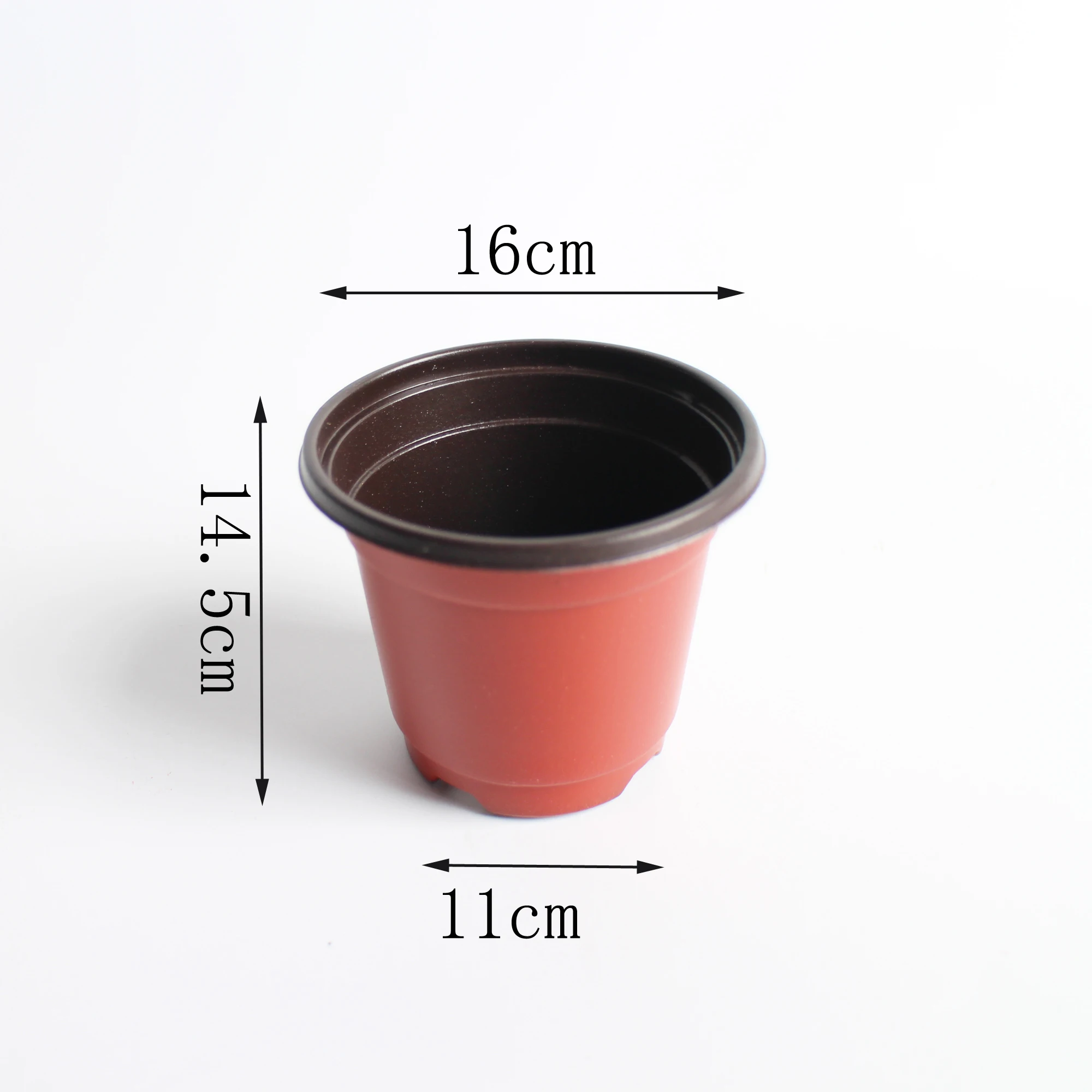 16cm 160mm cheap thin nursery plastic pots for Starting seedlings