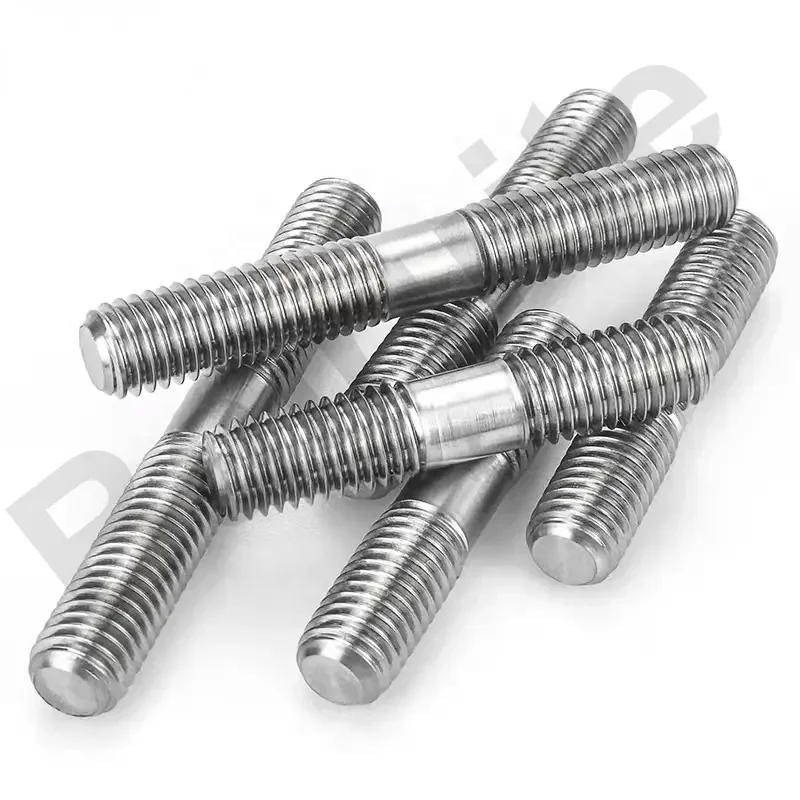 DIN938 Gr2/Gr5  titanium stud bolts