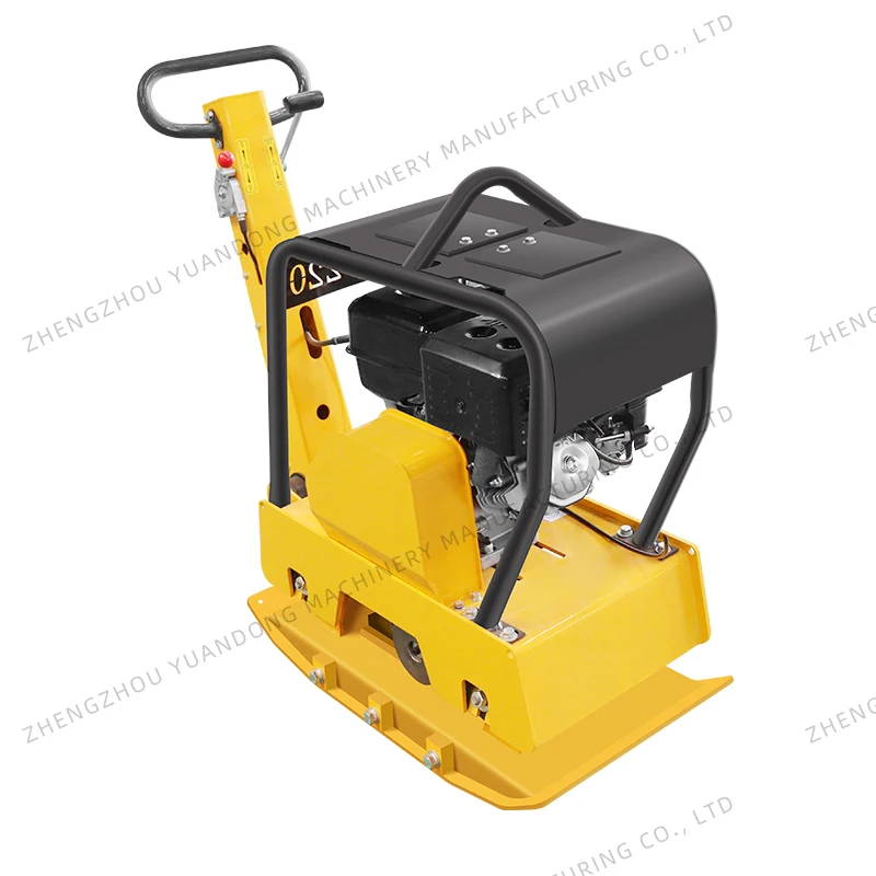 Walk Behind Vibratory Plate Tamper Compactor Loncin Gasoline Engine Plate Compactor