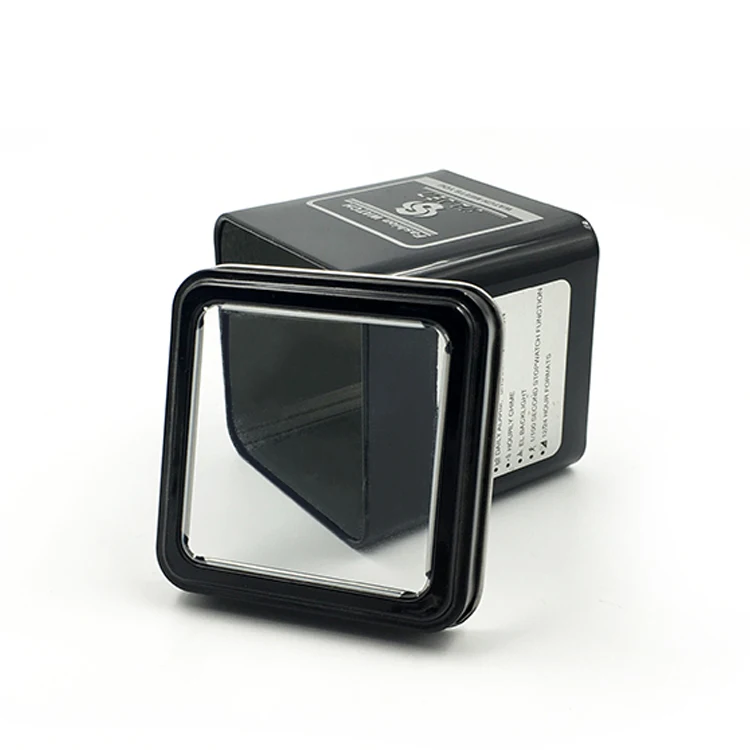 USB Disk Bangle Bracelet Wrist Headset Metal Packaging Box High Quality Watch Tin Box With PVC Window
