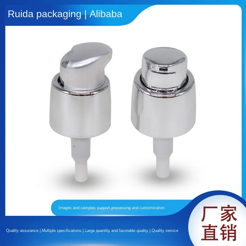Factory Direct Sales 18/410 Electroplating chicken beaks lotion pump  Liquid foundation Sunscreen isolation lotion pump