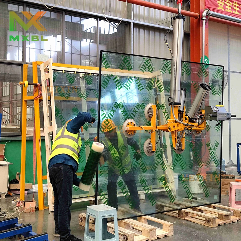 Low-e glass factory tempered hollow insulated glass