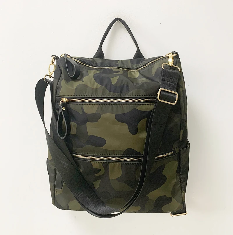 Hot selling CAMO PRINTING  Waterproof Backpack Travelling business backpack bag LADIES