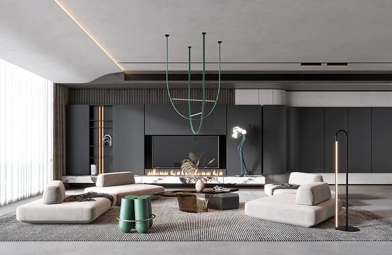 New Fashion Design Living Room Architecture Wall Designs