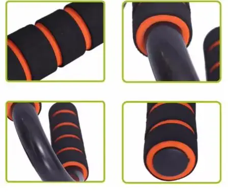 New S Shape Metal Push Up  Chin Up  Handle Bars Stand Training Bar Exercise